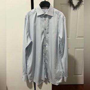 Eton Light Blue Men's Dress Shirt - Subtle Stripe